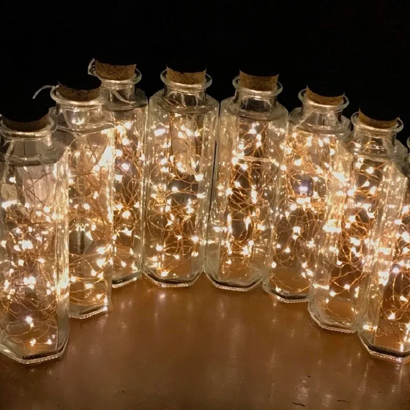 USB LED String Light 1M 3M 5M 10M Fairy Christmas Lights Copper Wire Wedding Garland Lights for Christmas Holiday Party Decor