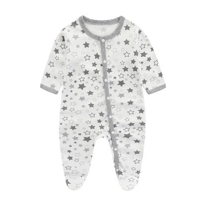 Newborn Girl Romper 2023 – Autumn Winter Soft Cotton Infant Onepiece for 0-9 Months