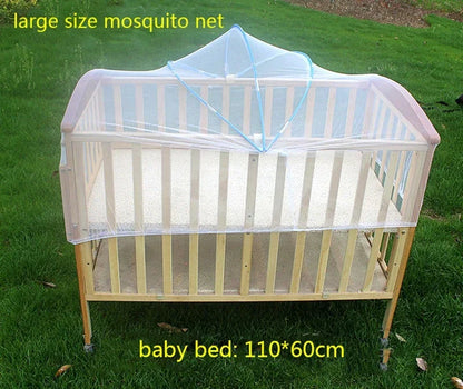 Portable Baby Crib Mosquito Net – Foldable Insect Mesh Cover for Cradles & Toddler Beds
