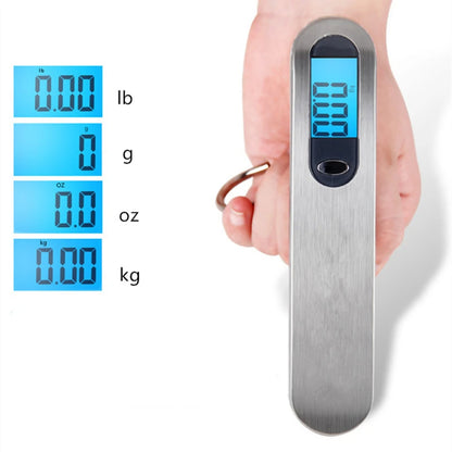 Digital Luggage Hanging Scale – 50kg/110lb Portable Travel Scale with LCD Display & Hook