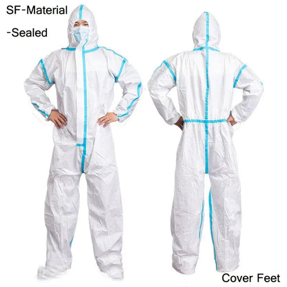 Disposable Breathable Dustproof Work Safety Coverall – Waterproof & Oil-Resistant Protective Suit