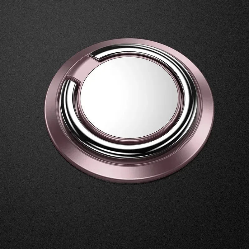 Mini Finger Ring Holder Stand Grip 360 Rotating For Mobile Phone Car Magnetic Mount Phone Back Sticker Pad Unniversal Bracket