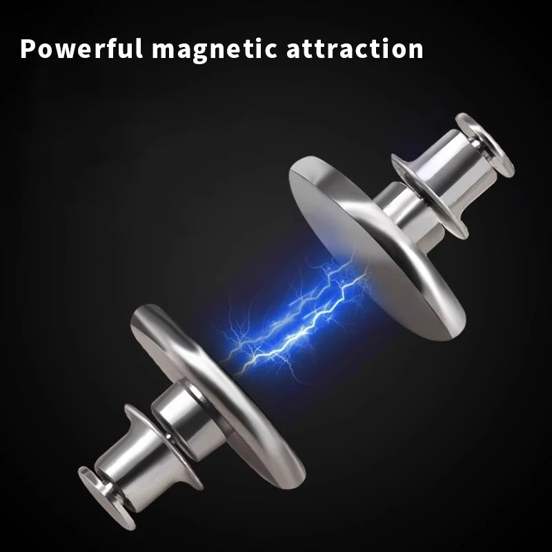 Modern metal magnetic hook, suitable for curtains - easy to install wall mounted magnetic buckle