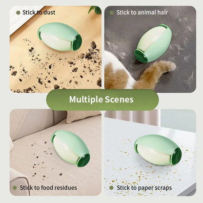 Reusable Portable Clothes & Pet Hair Roller – Washable Dust & Lint Remover Brush