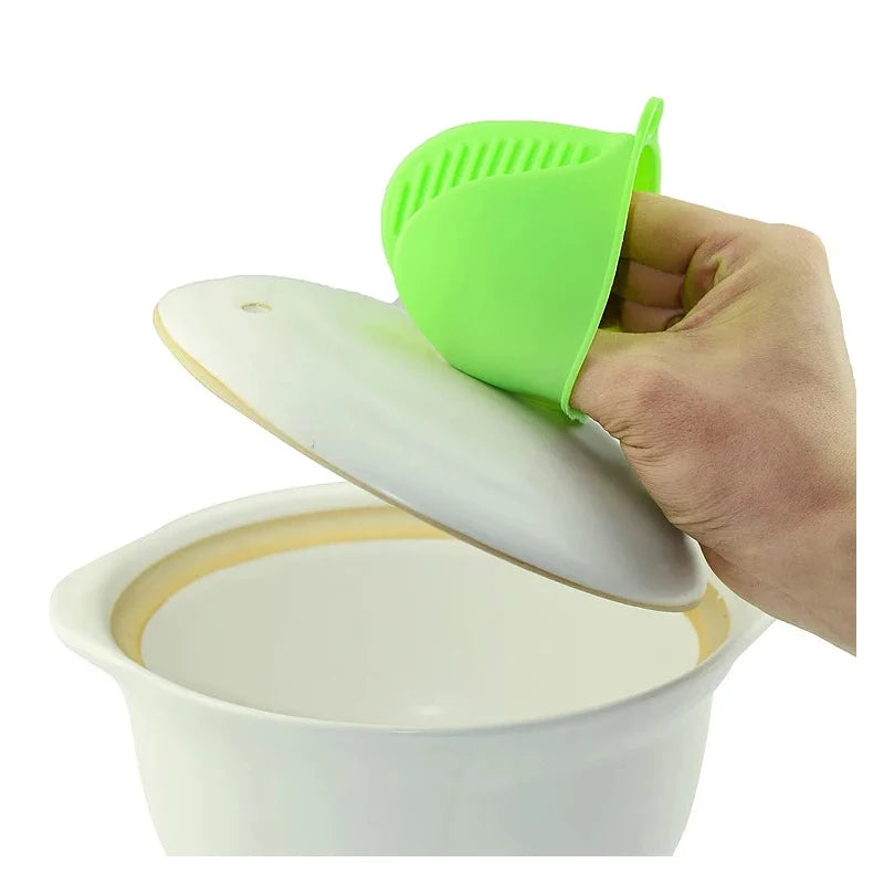 Silicone Oven Mitts – Heat-Resistant Pinch Grips for Cooking, Baking & Pot Handling