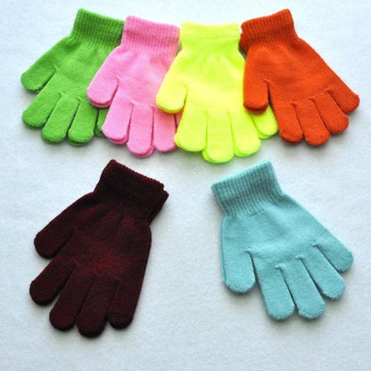 Winter Kids Gloves – Cold Weather Mittens for Boys & Girls (Ages 6–10)