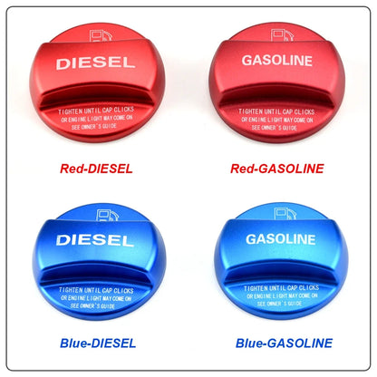 Red Blue Car Gasoline Petro Diesel Fuel Tank Decoration Oil Filler Cover Cap Trim Universal for BMW 1 2 3 4 5 7 Series Car Acces