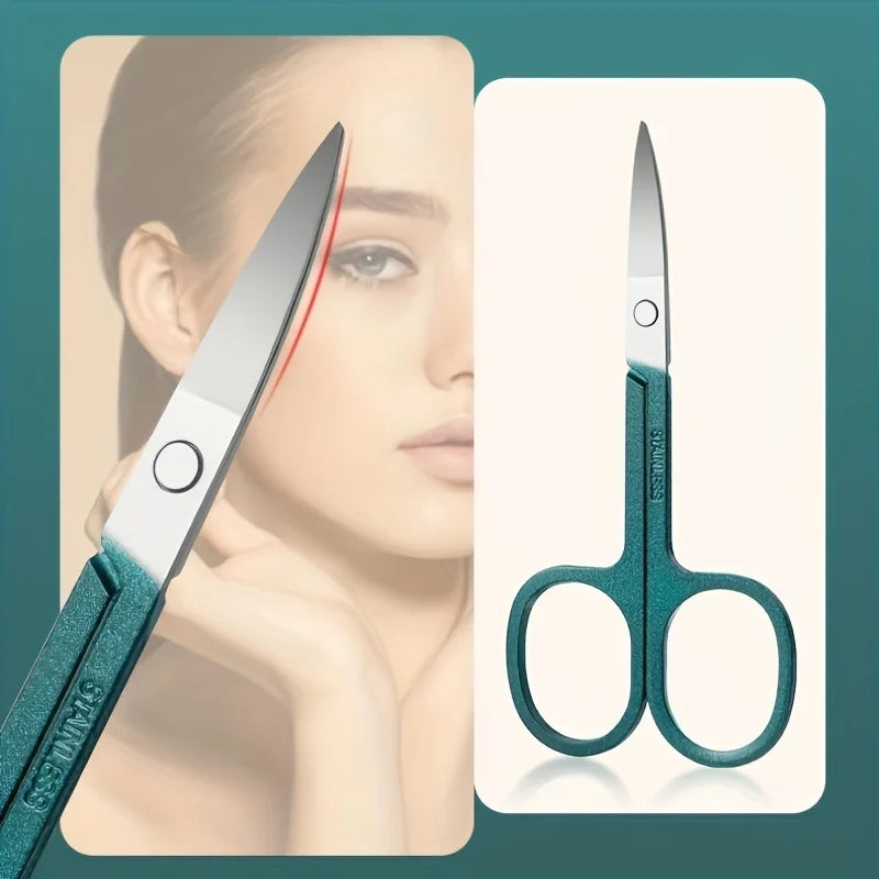 Professional 7/10/12/18 Piece Stainless Steel Nail Care Kit – Manicure & Pedicure Set with Travel Case