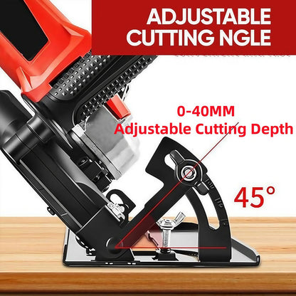 Angle Grinder Holder 45° Adjustable Angle Grinder Accessories, Safely Cutting and Grooving Multifunctional Non SKID Convenient