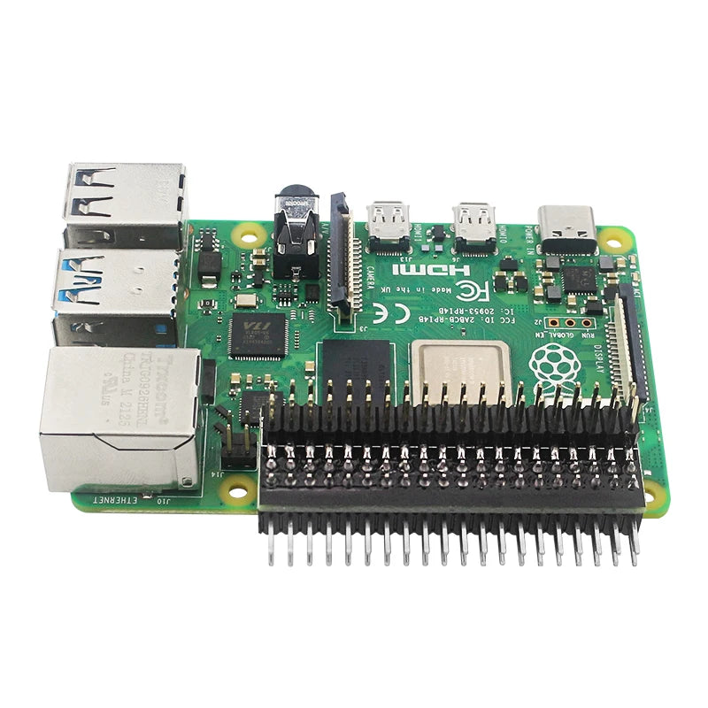 Raspberry Pi 40 Pin GPIO Extension Header Double Row Right Angle GPIO Edge Extension Connector for Pi 4B 3B+ 3B Zero 2 W