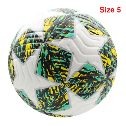 Standard Soccer Ball – Size 4 & 5 Seamless PU Football for Outdoor Sports & Training