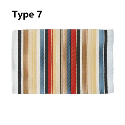 1:12 Scale Turkish Style Dollhouse Carpet – Miniature Weaving Rug for Doll Accessories & Mini House Decor