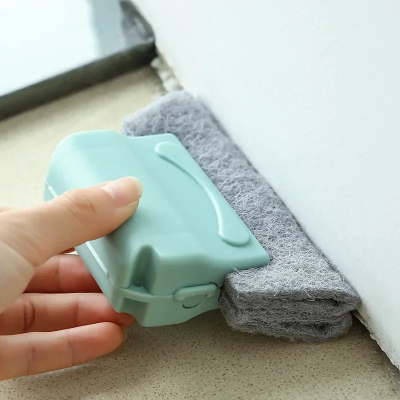 Window Groove Cleaning Cloth Kitchen cleaning Window Cleaning Brush Windows Slot Cleaner Brush Clean Window Slot Clean Tool