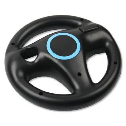 Steering Wheel for Nintendo Wii Remote Controller – Black & White Racing Wheel for Mario Kart and Wii Racing Games