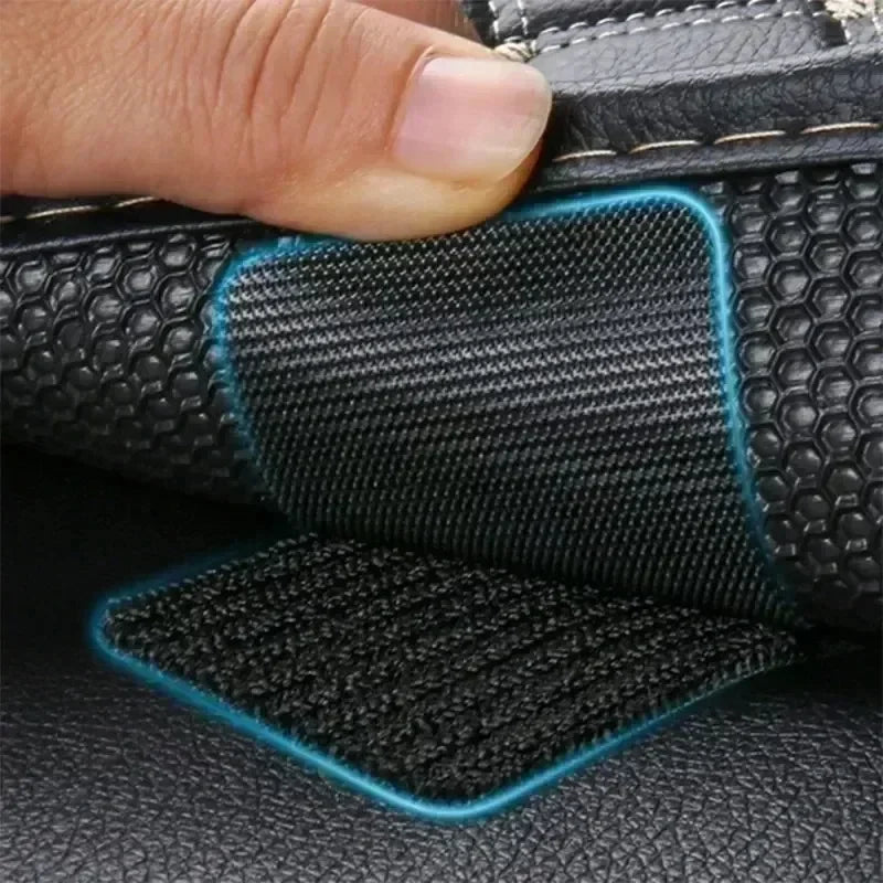 Adhesive Hook and Loop Fastener Pads – Strong Double-Sided Grip for DIY, Fabric & Car Use