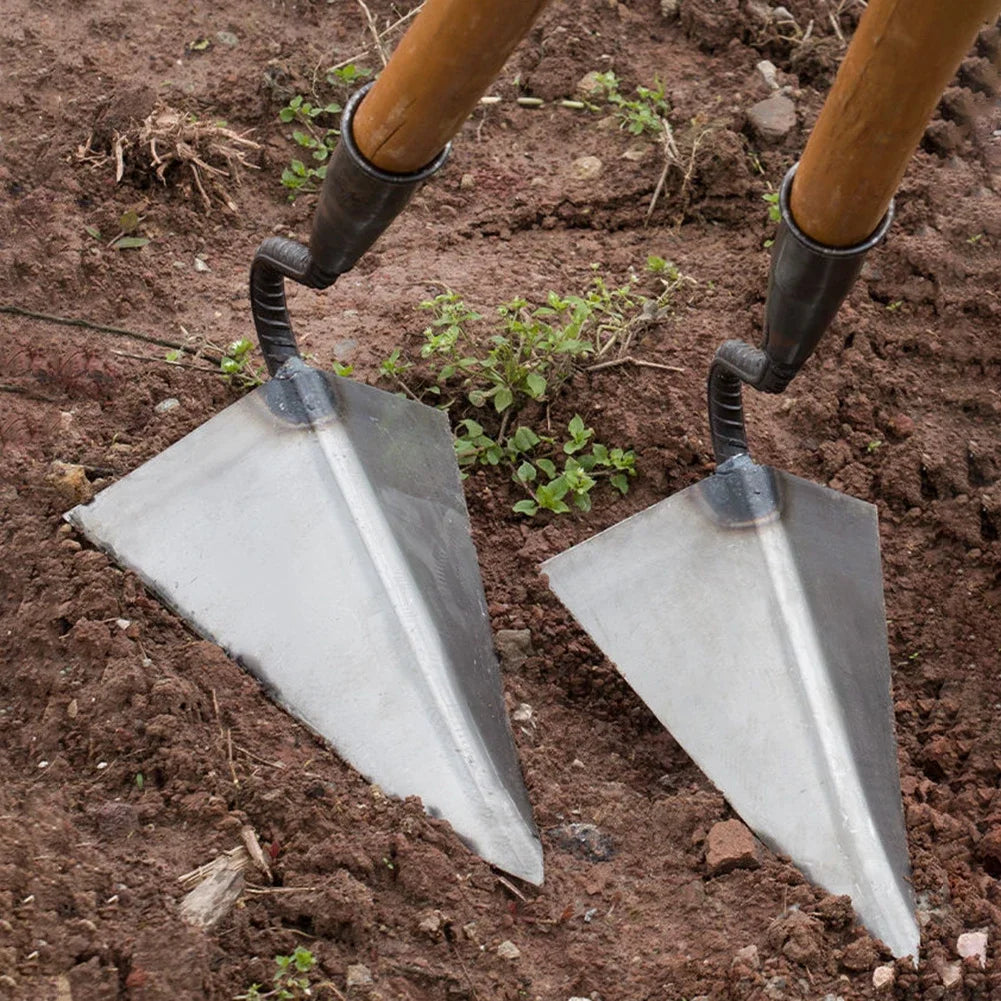 Small Tip Triangle Hoe – Manual Plow for Farming, Soil Loosening & Garden Weeding
