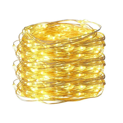 USB LED String Light 1M 3M 5M 10M Fairy Christmas Lights Copper Wire Wedding Garland Lights for Christmas Holiday Party Decor