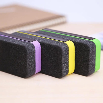 High-End Magnetic Blackboard Eraser – Dry Wipe Chalkboard & Whiteboard Cleaner with Marker Pen Duster