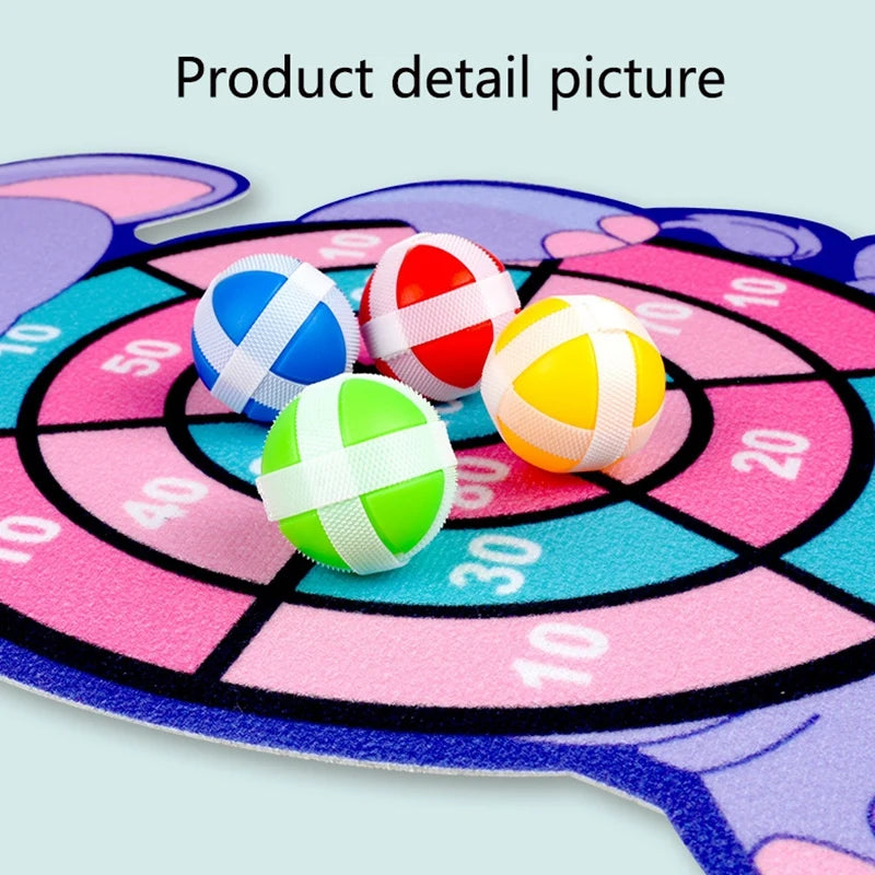 Educational Games Dart Board – Montessori Sticky Ball Toy for Children 3 to 7 Years Indoor Sports & Learning