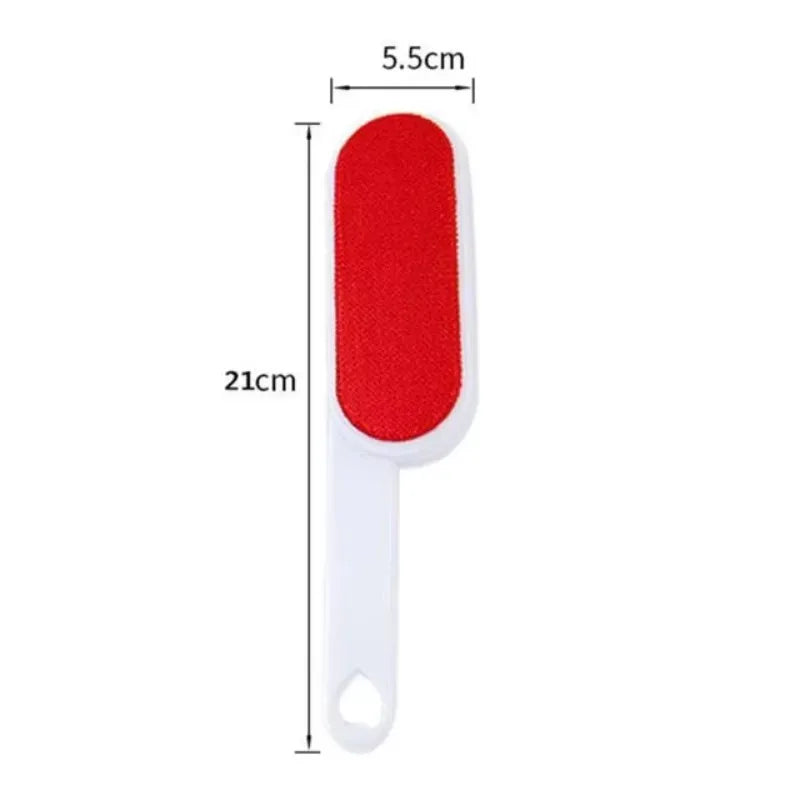 Self-Cleaning Lint Sticking Roller – 2-Sided Dedusting Brush & Pet Hair Remover for Sofa, Carpet & Clothes