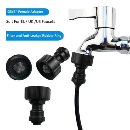 5–20M Automatic Irrigation Sprinkler Kit – Copper Nozzle Atomizing Watering System