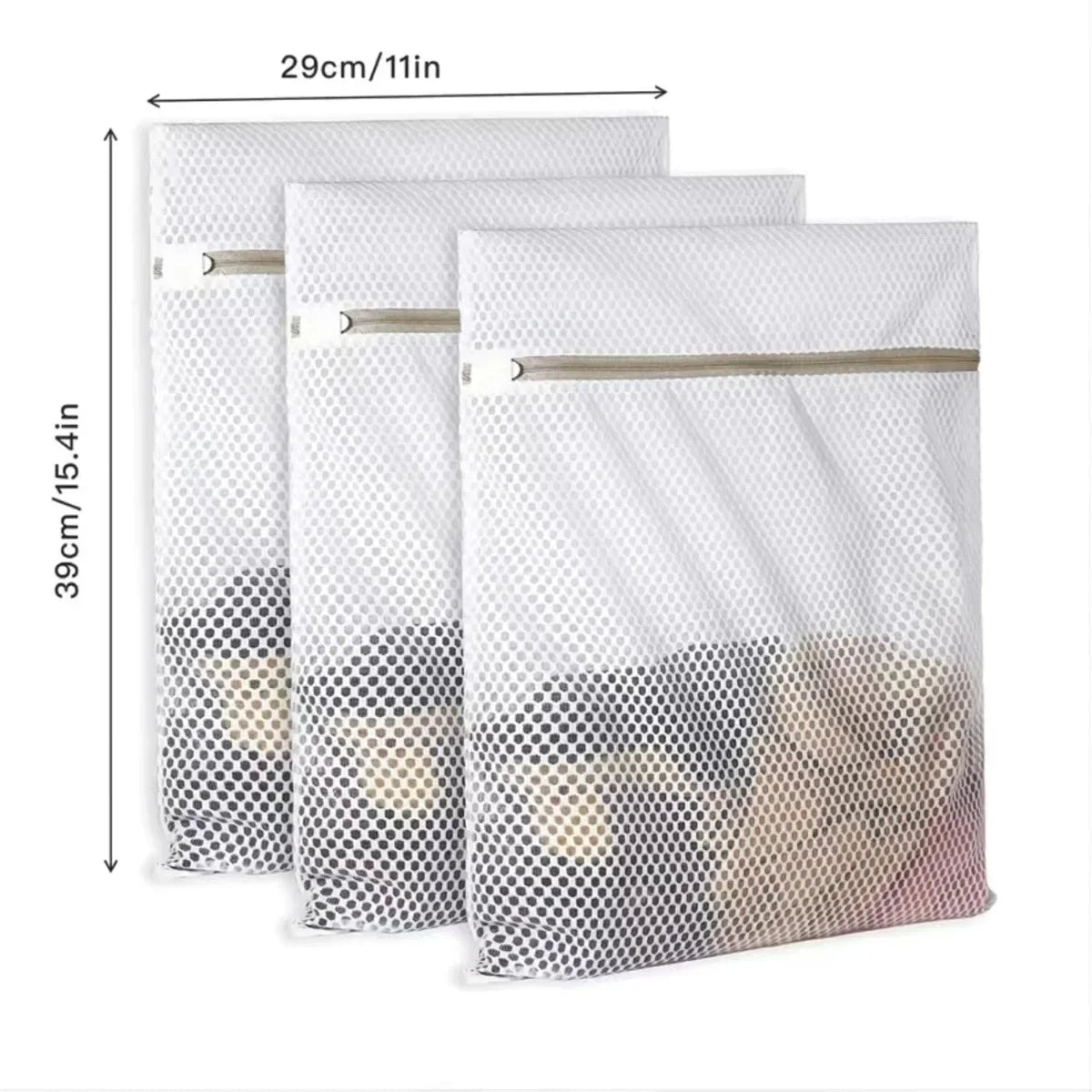 Honeycomb Mesh Laundry Bag – Reusable Wash Bag for Delicates