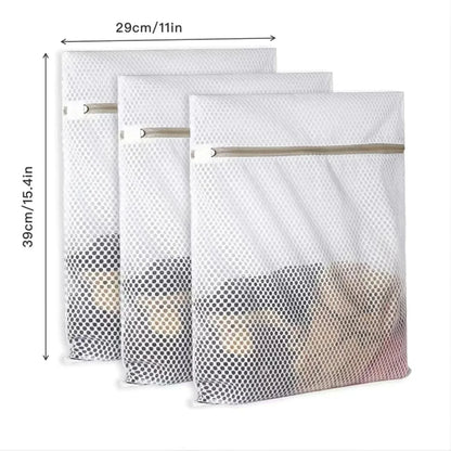 Honeycomb Mesh Laundry Bag – Reusable Wash Bag for Delicates