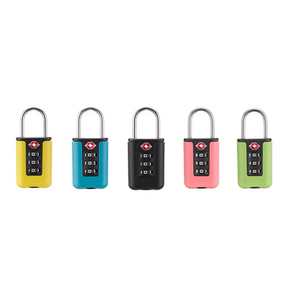 TSA Combination Lock for Luggage – 3-Digit Customs Code Padlock for Travel Bags & Suitcases