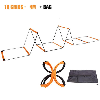 Dual-Purpose Soccer Training Jump Ladder – Agility & Speed Coordination Equipment