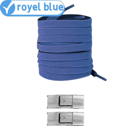 No Tie Press Lock Shoelaces – 8MM Elastic Flat Shoe Laces for Sneakers, Kids & Adults