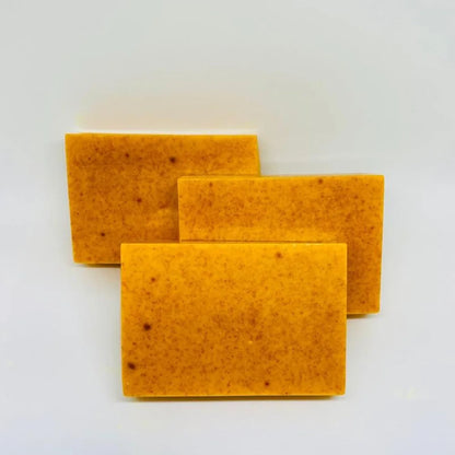 100g Turmeric Handmade Soap – Natural Lemon Kojic Acid Shower & Facial Soap for Brightening