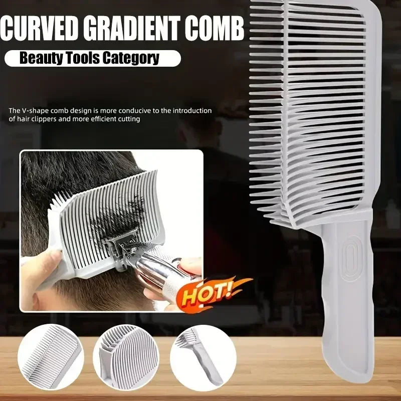 Fading Comb for Men – Professional Barber Flat Top Comb for Blending, Tapering & Fade Cuts