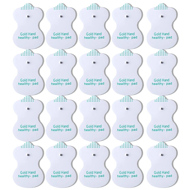 10/20pcs Electrode Pads Reusable Massage Patch – Replacement TENS Electrodes for Digital Therapy Machines