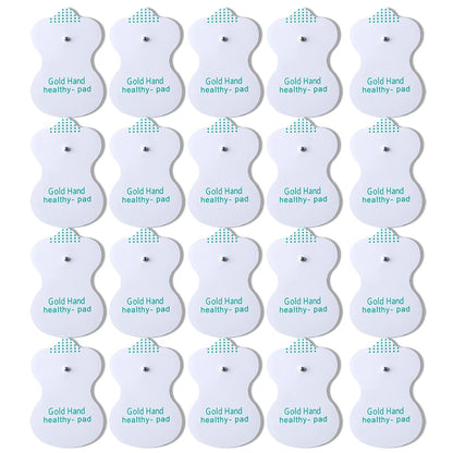 10/20pcs Electrode Pads Reusable Massage Patch – Replacement TENS Electrodes for Digital Therapy Machines