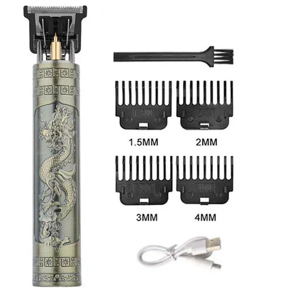 Vintage T9 Hair Clipper Beard Shaving Body Hair Trimmer Clippers Electric Men Haircut Machine 0mm Barber Shaver