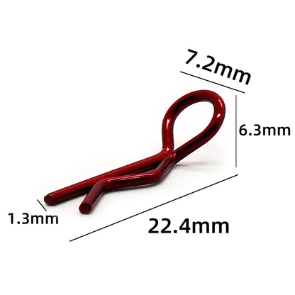 RC Car Body Shell Clips – Aluminum Alloy Pin Buckle for 1/10 1/12 1/16 RC Cars