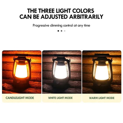 Retro Horse LED Desk Lamp – Decorative Camping Atmosphere Light