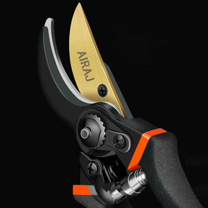 AIRAJ Professional Pruning Shears – Heavy-Duty Ultra Sharp Garden Scissors for Weeding & Horticulture