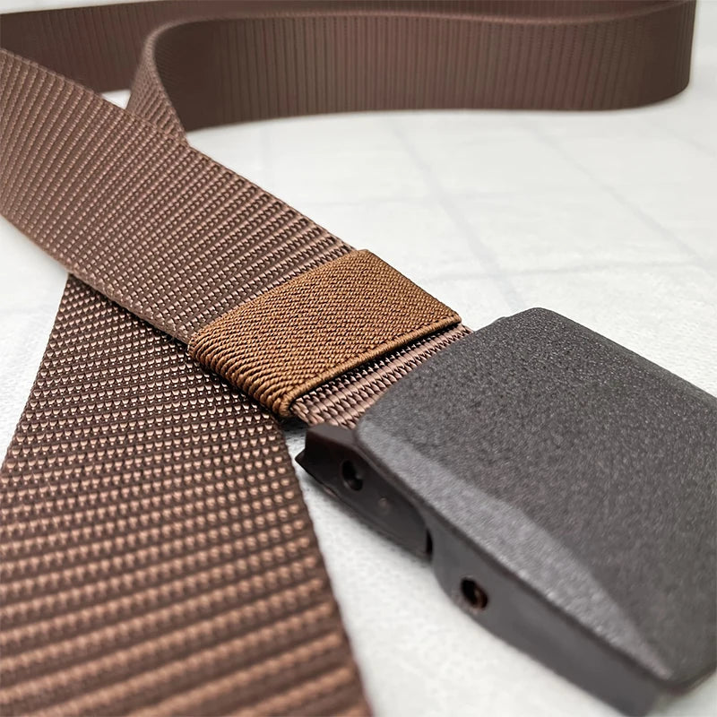 Casual Nylon Tactical Belt – Anti-Static, Durable, Quick-Release Buckle for Men & Women