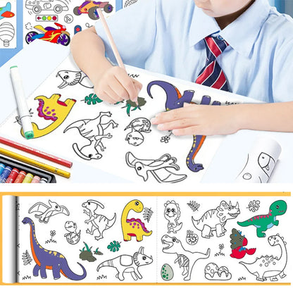 Children’s Drawing Roll – DIY Sticky Color Filling Paper for Kids’ Early Educational Painting & Drawing