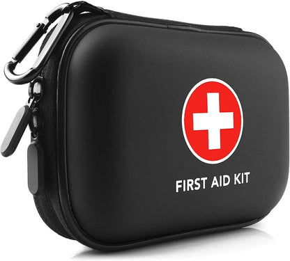Empty First Aid Kit Bag – Compact EVA PU Case for Travel, Home, Camping & Survival Gear (Empty)