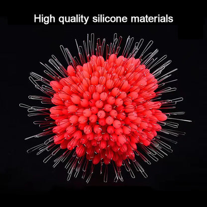300Pcs Silicone Fishing Float Stoppers – Anti-Strand Space Beans for Line Control & Depth Setting