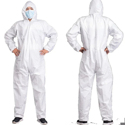 Disposable Breathable Dustproof Work Safety Coverall – Waterproof & Oil-Resistant Protective Suit