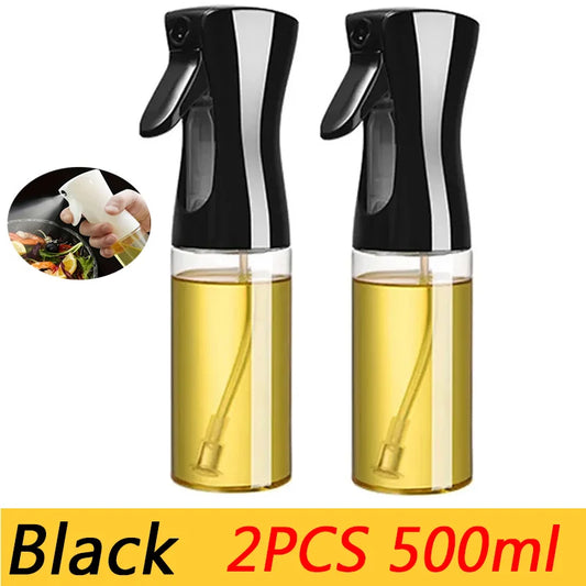 200ml–500ml Oil Spray Bottle – Olive Oil Dispenser for Cooking, BBQ & Baking with Anti-Drip Nozzle