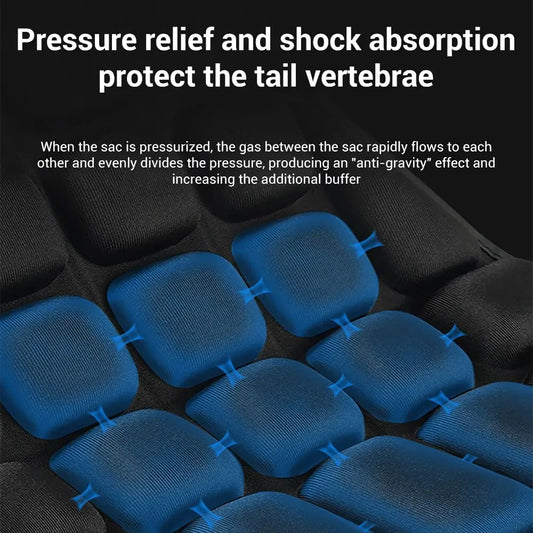 Universal Motorcycle Seat Cover – Breathable Soft Foam Pad for Motorbike & E-Bike Comfort