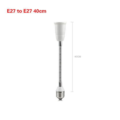 E27 to e27 screw socket lamp holder, 1-to-2 converter, multi head E27, one turn, double head extension lamp holder