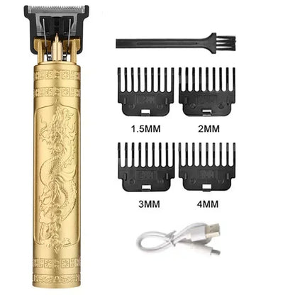 Vintage T9 Hair Clipper Beard Shaving Body Hair Trimmer Clippers Electric Men Haircut Machine 0mm Barber Shaver