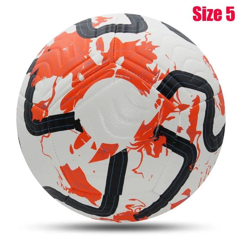 Standard Size 5 Soccer Ball – PU Machine-Stitched Football for Outdoor Match & Training