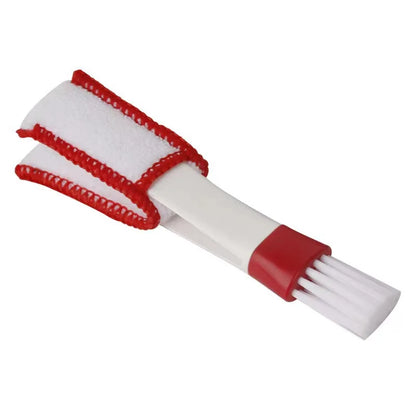 Car Air Vent Double Head Brushes – Multifunctional Auto Air Conditioner Cleaning Tool for Dusting and Interior Detailing