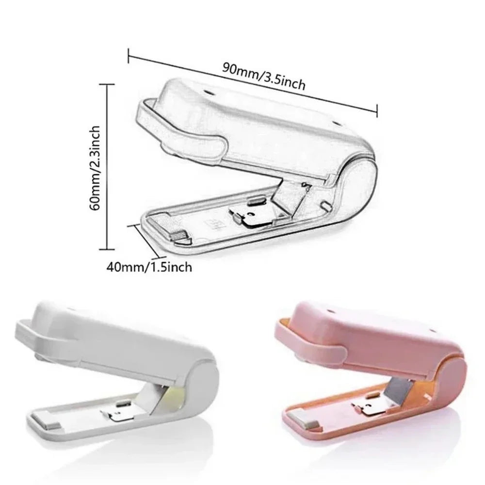 Mini Heat Bag Packaging Sealer Portable Plastic Bag Clip Sealing Machine Food Storage Seal Snack Sealing Kitchen Gadgets